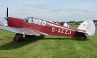 G-AEZJ @ EGBT - 1937 Percival P10 Vega Gull - A visitor to the 2008 Turweston Vintage and Classic Day - by Terry Fletcher