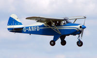 G-ARFD @ EGBT - 1960 Piper Pa-22-160 - A visitor to the 2008 Turweston Vintage and Classic Day - by Terry Fletcher
