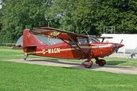 G-WAGN @ EGHP - Visiting the Vintage Cessna Fly-in - Ex: NC6216M > N6216M >