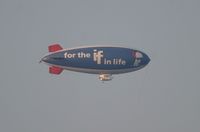 N560VL - Blimp Flying over Upton, MA - by Mark Silvestri