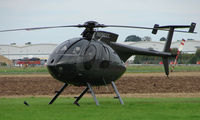 N696XX @ EGBW - 1999 Hughes 369E at Wellesbourne - by Terry Fletcher