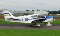 G-VITE @ EGBW - 1978 Robin R1180T at Wellesbourne - by Terry Fletcher