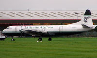 G-LOFB @ EGBE - 1961 Lockeed Electra at Coventry - by Terry Fletcher