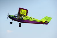 G-CBFX @ EGTH - 4. G-CBFX leaving Shuttleworth (Old Warden) Aerodrome. - by Eric.Fishwick