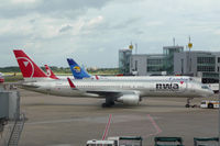 N535US @ EDDL - Pushing back - by Steve Hambleton