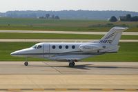 N48TC @ CID - Taxiing to Runway 27 for departure. - by Glenn E. Chatfield