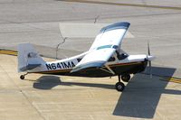 N641MA @ CID - Taxiing to the Landmark ramp after landing runway 9 - by Glenn E. Chatfield