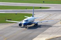 N657RW @ CID - Taxiing on Alpha 4 to the ramp
