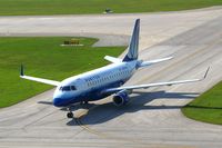 N657RW @ CID - Taxiing on Alpha 4 to the ramp