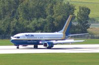 N802TJ @ CID - The candidates arrive on Runway 9 - by Glenn E. Chatfield