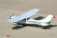 N2865Y @ CID - Sitting on the Landmark ramp