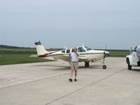 N2111Q @ MCW - 1969 Beech 36 BONANZA, Continental IO-550 300 Hp upgrade, refueling - by Doug Robertson