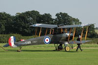 G-ADEV @ EGTH - 2. G-ADEV at Shuttleworth Evening Flying Display - 110 hp and 75 mph