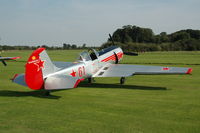 G-YAKM @ EGTH - 2. G-YAKM at Shuttleworth Evening Air Display - by Eric.Fishwick