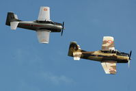 N14113 @ EGTH - 45. N14113 with G-TROY at Shuttleworth Evening Air Display