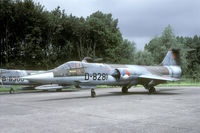 D-8281 @ EHYB - Waiting for a buyer that never came. After being withdrawn from active service in 1984 Dutch F-104's were stored at Ypenburg waiting for sale abroad. This was never materialized. Eventually D-8281 ended up at the NlAF technical school. - by Joop de Groot