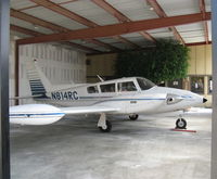 N814RC @ CMA - 1966 Piper PA-30 TWIN COMANCHE, two Lycoming IO-320 turbocharged, radar - by Doug Robertson