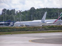 N526BA @ KPAE - Rare White Tail 767 on Boeing ramp at Paine Field - by John J. Boling