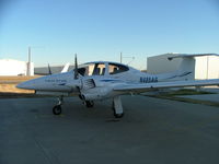 N485AG @ DTO - DA42 side view. - by B.Pine