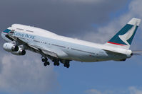 B-HOS @ EGLL - Cathay Pacific Boeing 747-400 - by Thomas Ramgraber-VAP