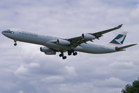 B-HXA @ EGLL - Cathay Pacific Airbus A340-300 - by Thomas Ramgraber-VAP