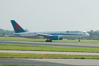 G-OOOZ @ EGCC - First Choice - Taking Off - by David Burrell