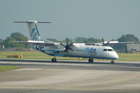 G-JECJ @ EGCC - Flybe - Landing - by David Burrell