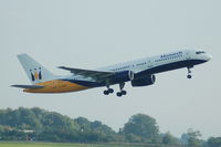 G-MOND @ EGCC - Monarch - Taking Off - by David Burrell