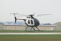 N369AW @ CID - Approaching to land at the Landmark ramp.  Seen from my office window