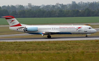 OE-LVK @ VIE - Austrian arrows Fokker F-100