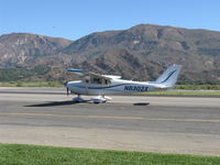 N8302X @ SZP - 1961 Cessna 172C, Continental O-300 145 Hp, taxi to Rwy 22 - by Doug Robertson