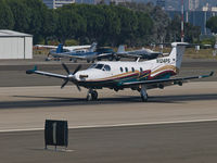 N124PS @ SMO - N124PS rolling out after touching down on RWY 21 - by Torsten Hoff