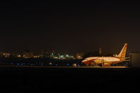 N888TY @ SBA - Night shot taken at Santa Barbara Airport, California. - by Mark Chun