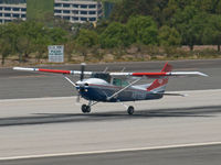 N97099 @ SMO - N97099 touching down on RWY 21 - by Torsten Hoff
