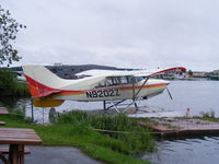 N9202Z @ LHD - Just hanging out on a cold and rainy day - by Richard A Mudd