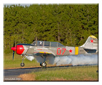 N207YK @ FARMERVILL - Taking off in Farmerville, La. - by Neal Causey