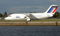 EI-RJF @ EGLC - CityJet operating Air france franchise into London City - by Terry Fletcher