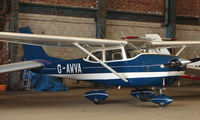 G-AWVA @ EGCB - Cessna F172H photographed at Manchester Barton Open Day in Sept 2008 - by Terry Fletcher