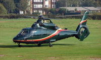 G-MLTY @ EGCB - Aerospatiale AS365N2 photographed at Manchester Barton Open Day in Sept 2008 - by Terry Fletcher
