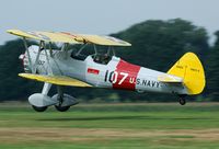 N52545 @ EBDT - PT-17 Kaydet in nice US Navy colours. - by Joop de Groot