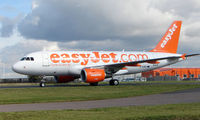 G-EZBY @ EGGW - Easyjet A319 at Luton - by Terry Fletcher