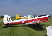 G-AOSY @ EGST - Chipmunk painted as WB585 at Elmsett fly-in