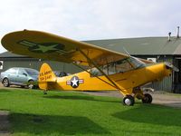 G-OTAN @ EGSL - Super Cub based at Andrewsfield