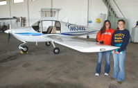 N634XL @ KDAN - 2008 Liberty XL-2 belonging to the Averett University aeronautics management program ..with the plane is students Nicole Tourot and Amy Sipala. . - by Richard T Davis