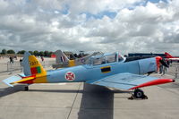 G-BARS @ EGDY - Chipmunk in Portuguese Air Force colours at RNAS Yeovilton Air Day 2008. - by Henk van Capelle