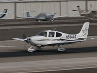 N554AT @ SMO - N554AT departing on RWY 21 - by Torsten Hoff