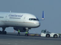 N14107 @ EGGD - pushing back - by daniel seaman