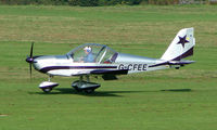 G-CFEE @ EGCB - EV-97 Eurostar photographed at Manchester Barton Open Day in Sept 2008 - by Terry Fletcher