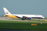 G-MOND @ EGCC - Monarch - Taxiing - by David Burrell
