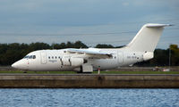 SE-DJX @ EGLC - SAS Bae 146 operated by Transwede into London City - by Terry Fletcher